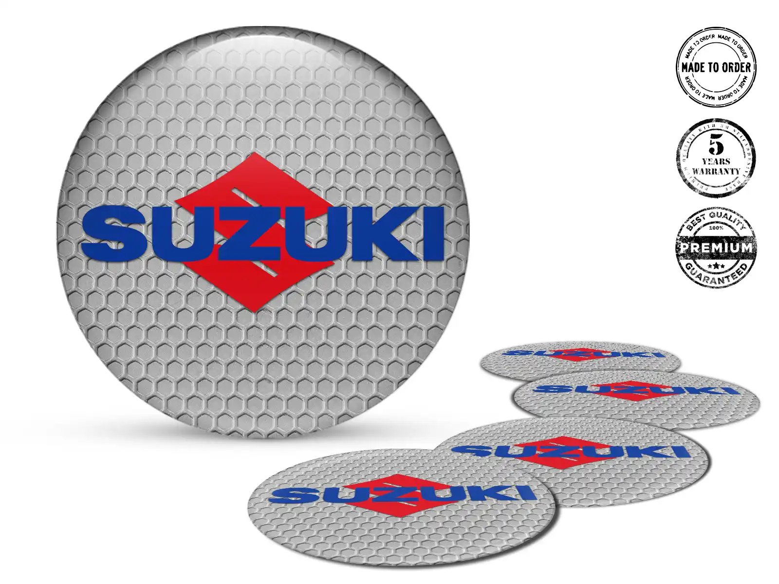 Suzuki Édition Autocollants Roue Style Silicone de Luxe